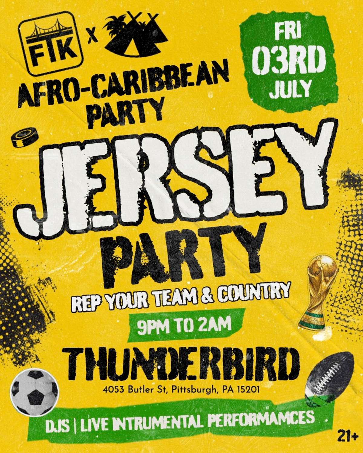 Afro-Caribbean Jersey Party