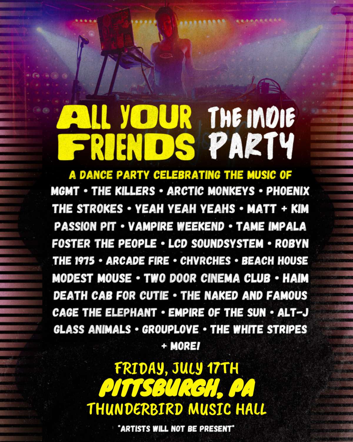 All Your Friends – The Indie Dance Party