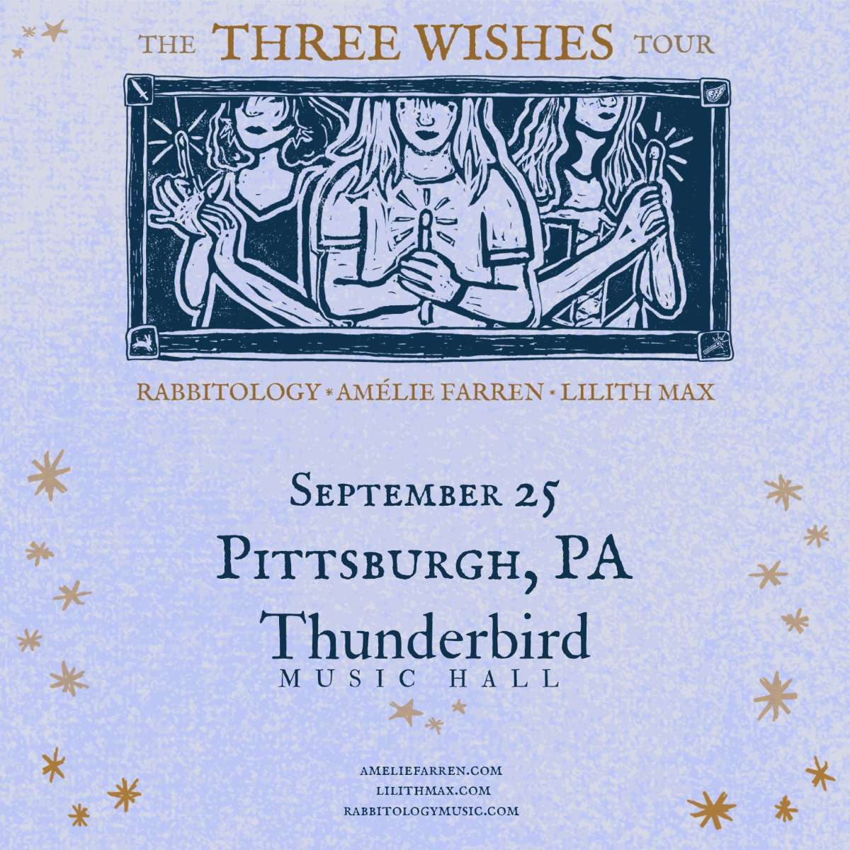 Amélie Farren & Lilith Max & Rabbitology - Three Wishes Tour