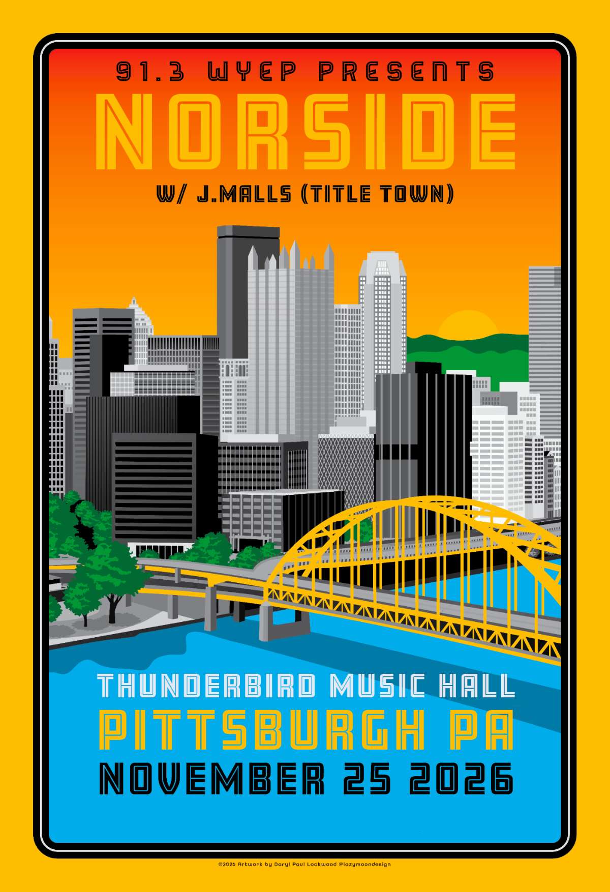 91.3 WYEP Presents – Norside w./ J. Malls (Title Town)
